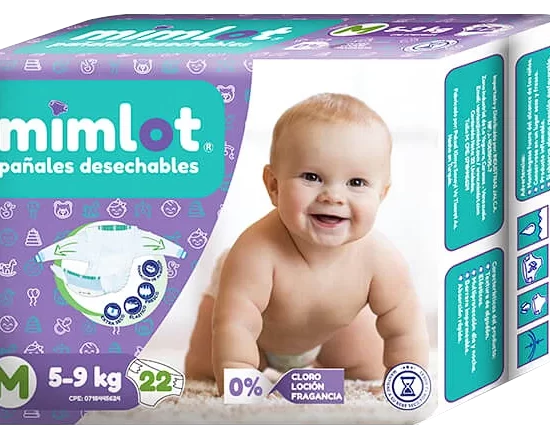 PANALES DE BEBE MIMLOT TALLA M