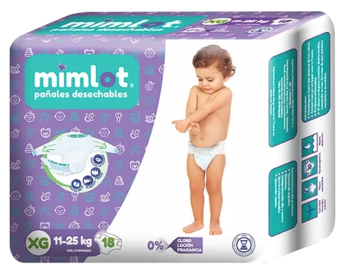 PANALES DE BEBE MIMLOT TALLA XG