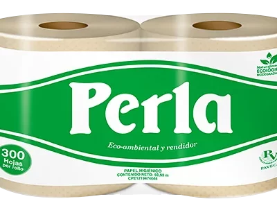 Papel Higienico Perla - 2 rollos x 300 hojas