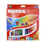 COLORES TRIANGULARES + SACAPUNTA KORES (SET DE 25 PIEZAS)