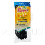GUANTES INDUSTRIALES MAS FACTORY (1 PAR NEGRO) (M)