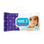 TOALLAS HUMEDAS MIMLOT CREMA (6 PAQ. – 72 TOALLAS)