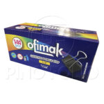 GANCHOS DOBLE CLIP OFIMAK 1/2" 15MM (DISPLAY DE 12 PIEZAS)