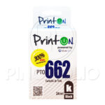 CARTUCHO PRINTON PTO 662 (24ML – NEGRO)
