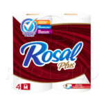 PAPEL HIGIENICO ROSAL PLUS (12 PAQ. 4 ROLLOS – 300 HOJAS)