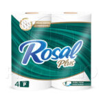 PAPEL HIGIENICO ROSAL PLUS (12 PAQ. 4 ROLLOS – 215 HOJAS)