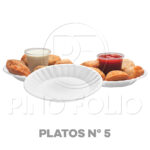 PLATOS PLASTICOS DESECHABLES ZUPLA N°5 (13,5CM - 10UND)