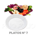 PLATOS PLASTICOS DESECHABLES ZUPLA N°7 (19CM – 10UND)